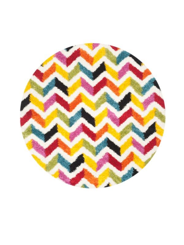 Safavieh Round Chevron Rug